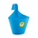 Balcony Hook Pot no.1 | Set of 6 Planter (5.75" x 3.25", Height 6.5") - blue