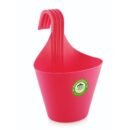 Balcony Hook Pot no.1 | Set of 6 Planter (5.75" x 3.25", Height 6.5") - Pink
