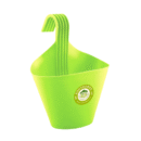 Balcony Hook Pot no.1 | Set of 6 Planter (5.75" x 3.25", Height 6.5") - Pastel Green